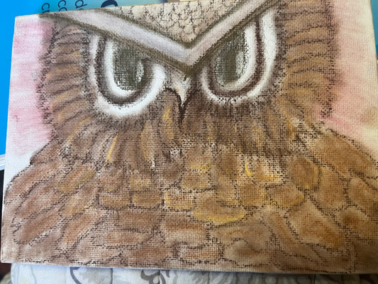 Brown owl art